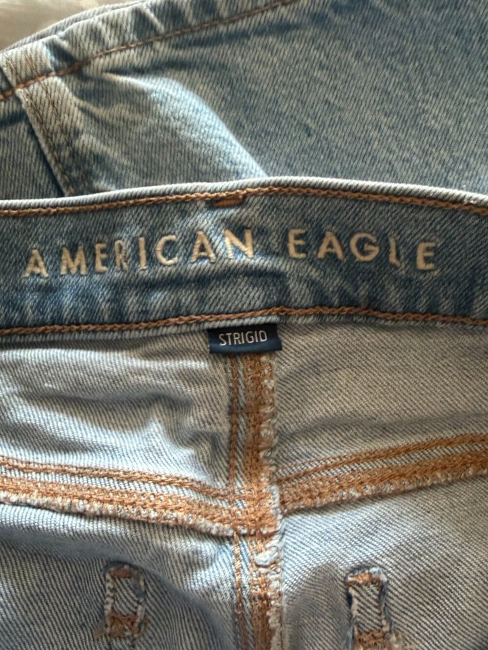 American Eagle Jeans Stovepipe Size 0 - Picture 9 of 11